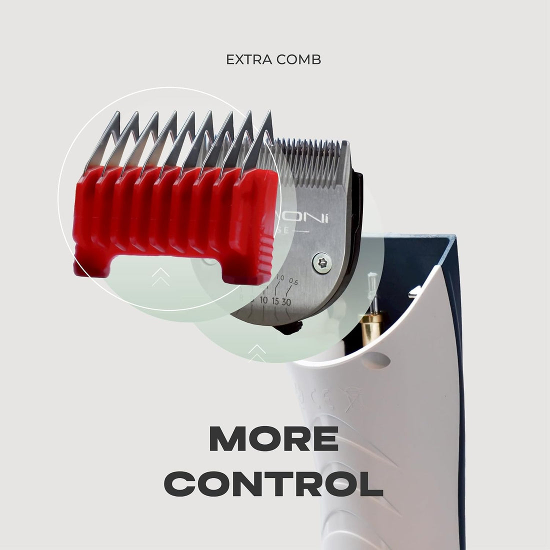 Professional Coarse + Fine 5-in-1 Clipper Blades for 580 Series
