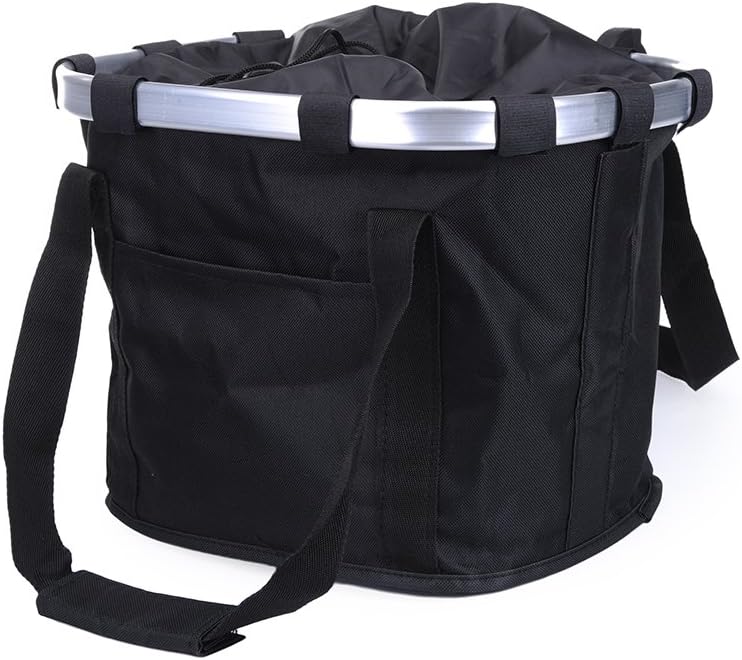 Pet Dog Bike Basket & Carrier Bag- Foldable Detachable Pet Travel