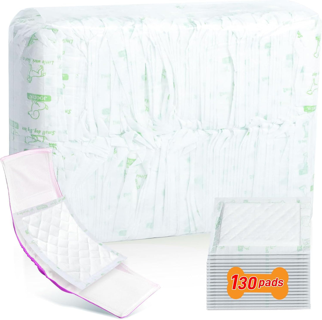 Dog Diaper Liners for Male and Female Dogs, 150ct