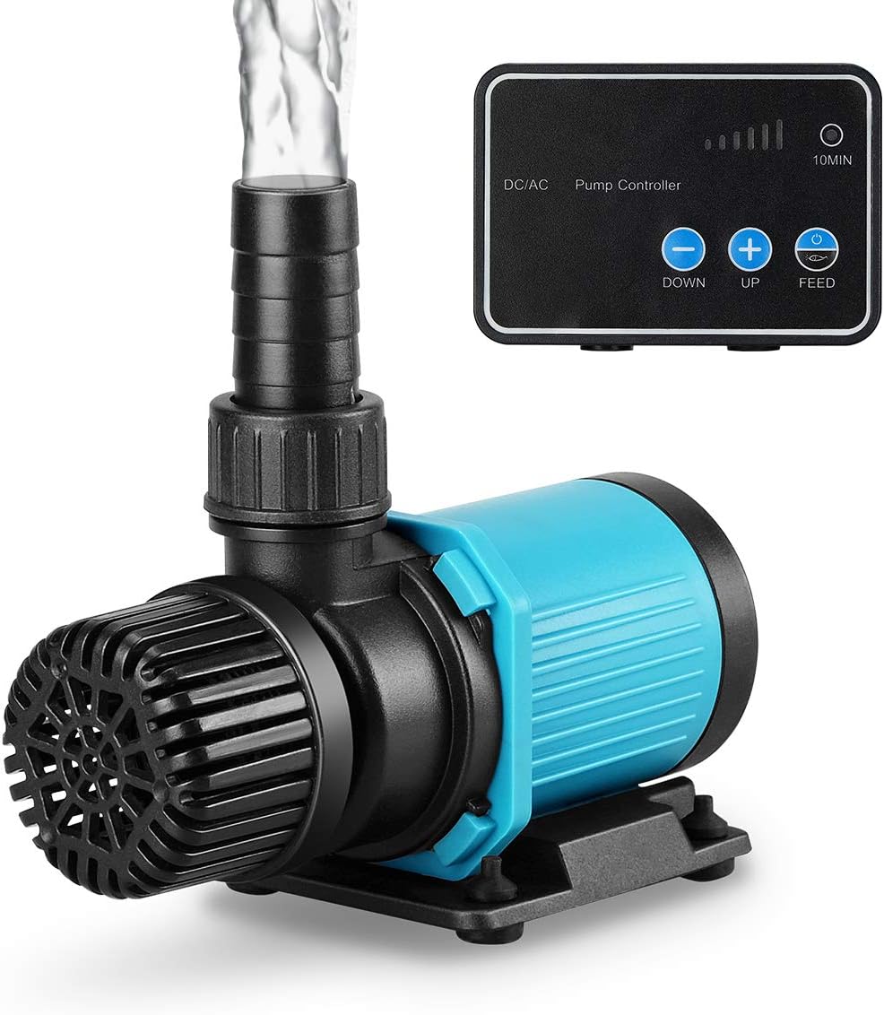 800GPH 30W16FT Aquarium 24V DC Water Pump with Controller