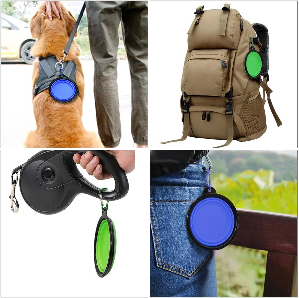Collapsible Dog & Cat Bowls, Two-Pack