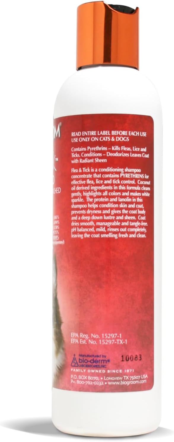 Bio-Groom Flea & Tick Dog Shampoo, Protein-Lanolin Shampoo, 8 fl oz