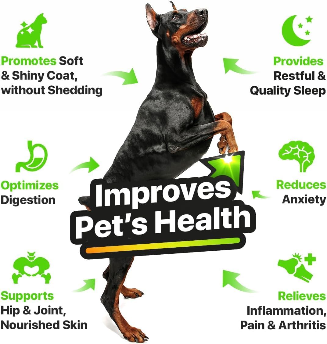 Hеmp and Salmon Oil for Dogs Skin and Coat Hеalth, Rich in Vitamins B