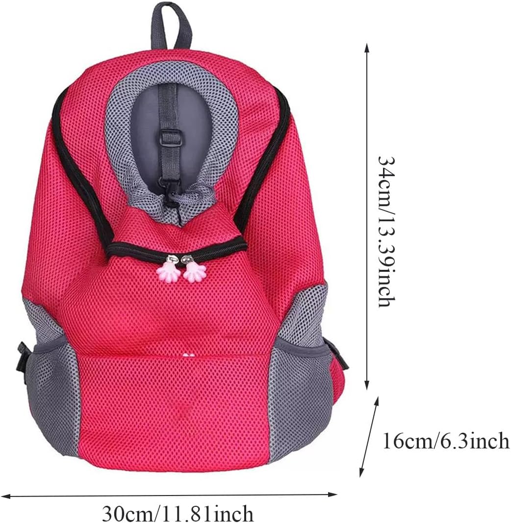 Front Dog Carrier Backpack, Hands-Free Chest Travel Backpack