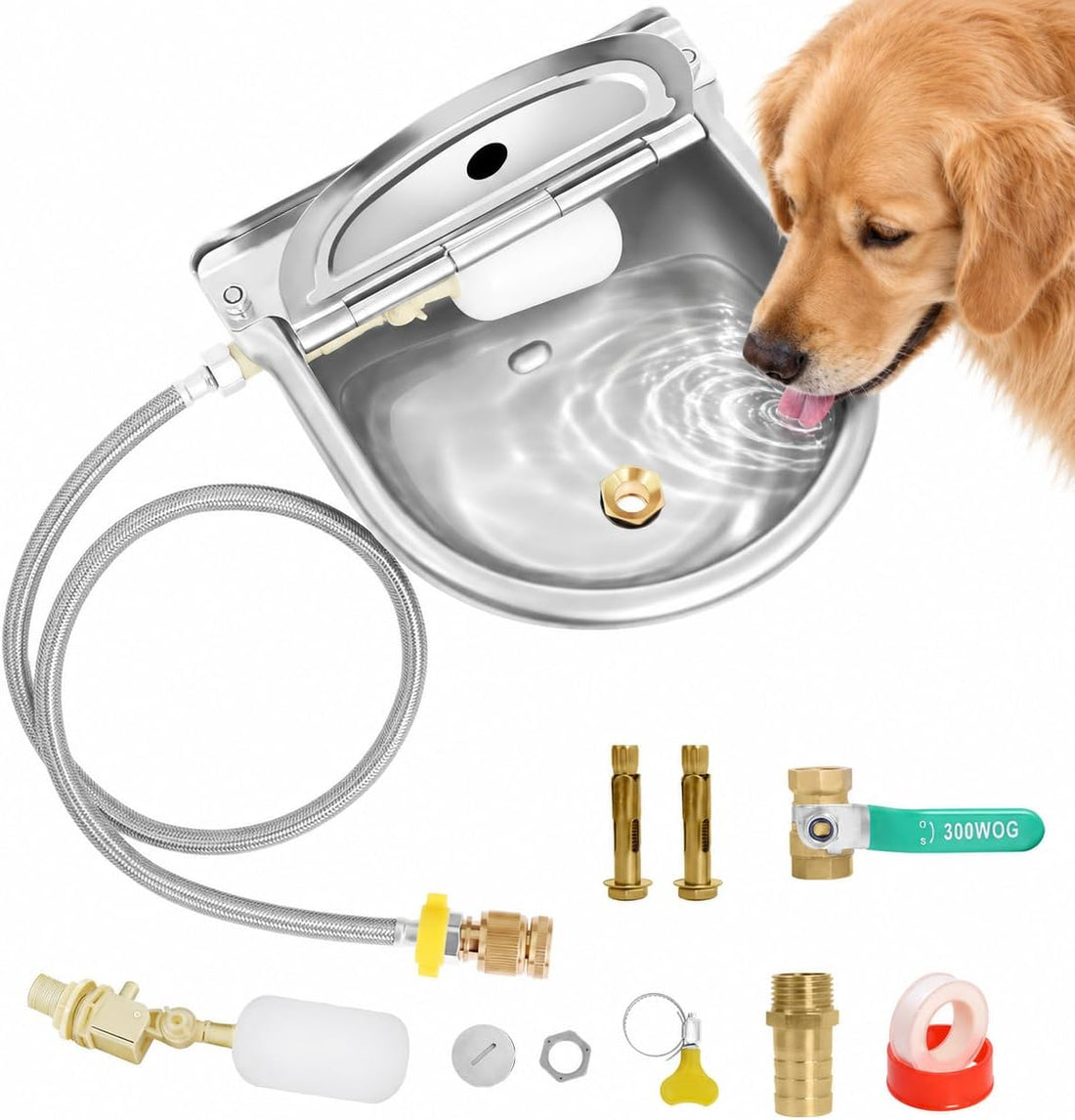 Automatic Livestock Water Bowl with Float Valves