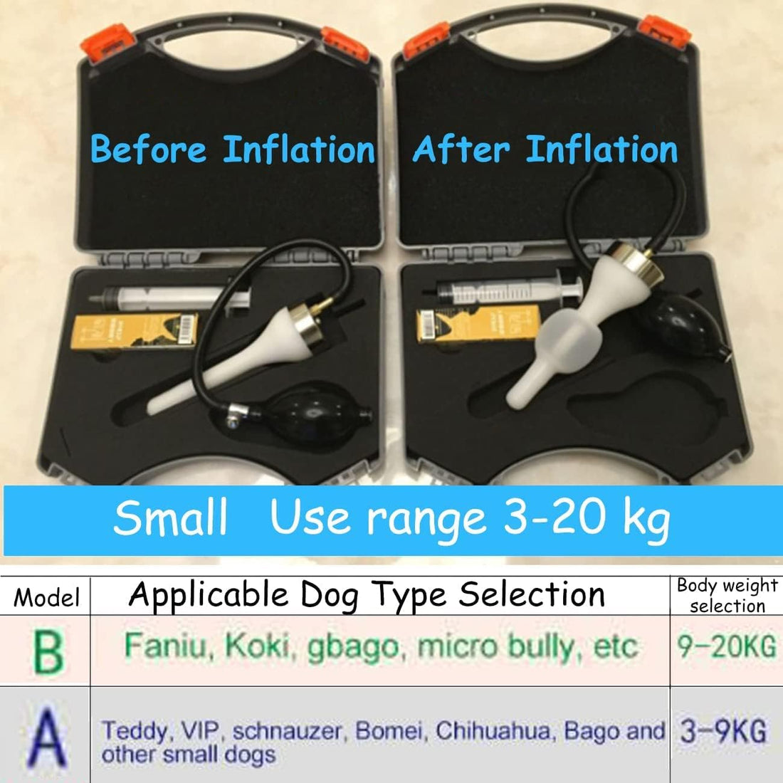 Dog Artificial Insemination Kit for 44-88 lb Dogs in Home Breeding