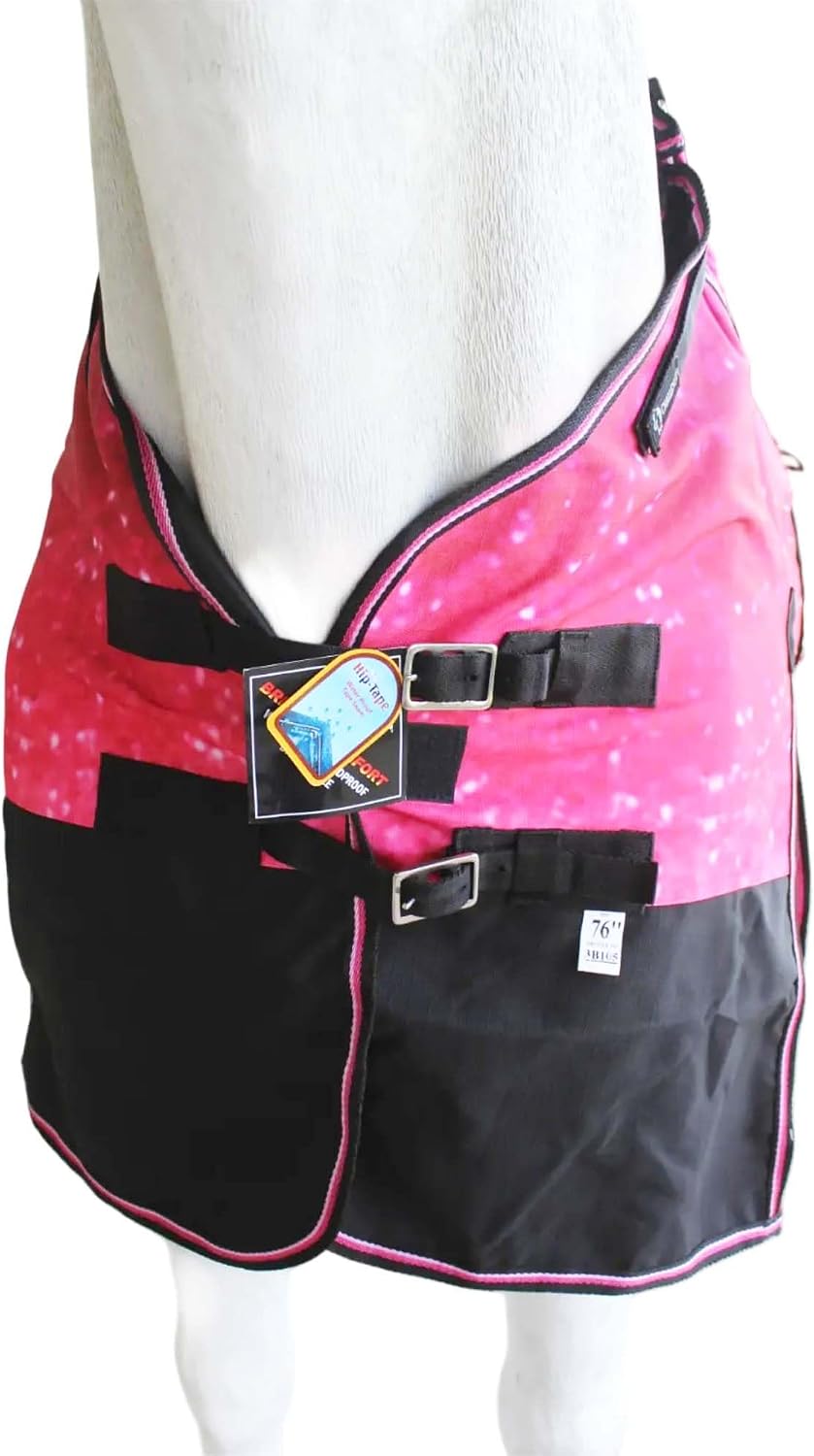 72" Challenger 1200D Turnout Lightweight Rain Horse Winter Blanket