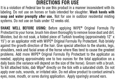 Farnam Wipe Original Formula Fly Protectant, 1 Gallon