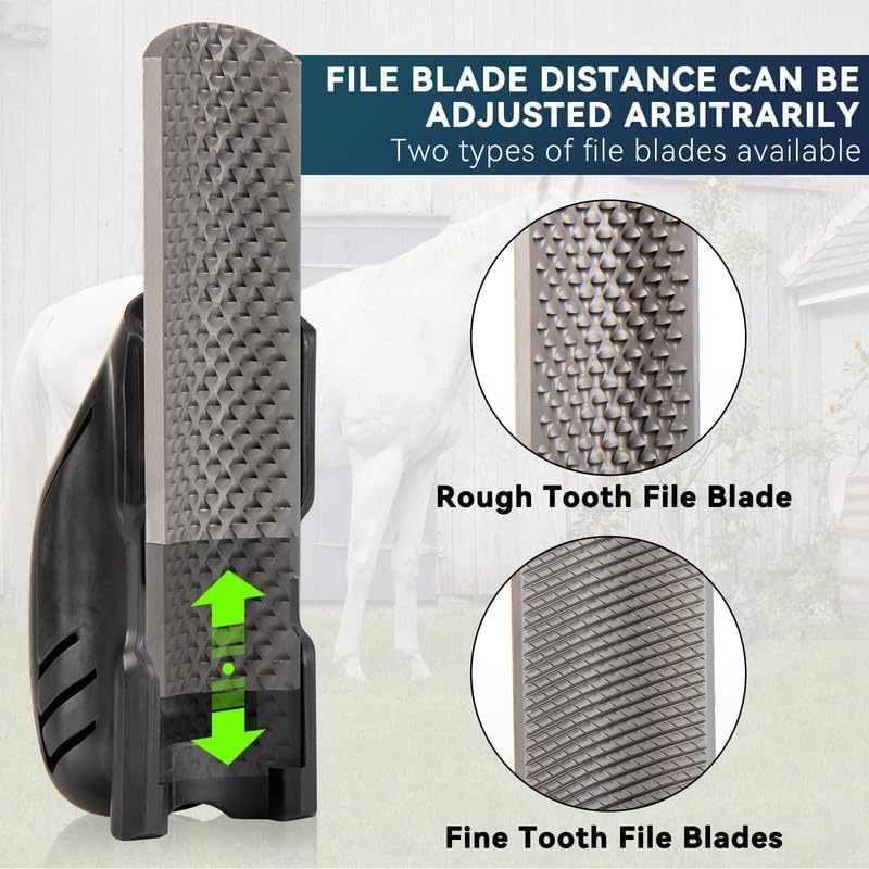 Farrier Hoof Rasp File Arc Shape Ergonomic Handle Hoof Trimming Tool