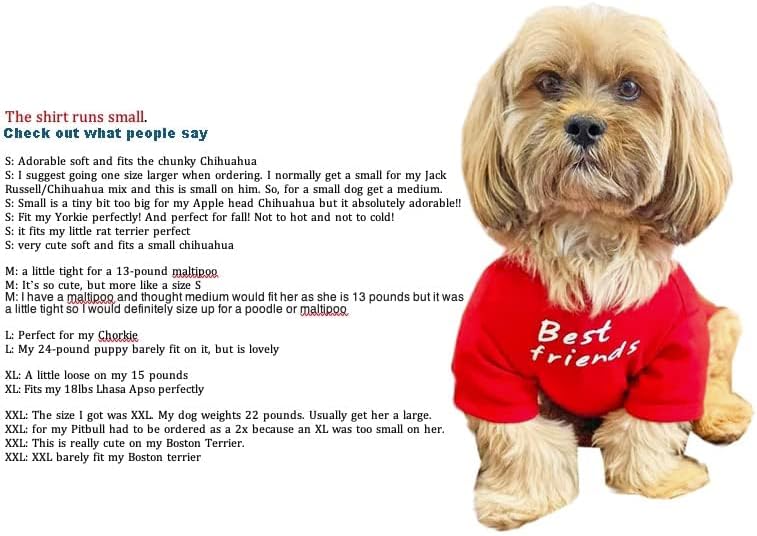 Cute Dog Clothes,Dog T Shirt for Medium and Small Girl Boy