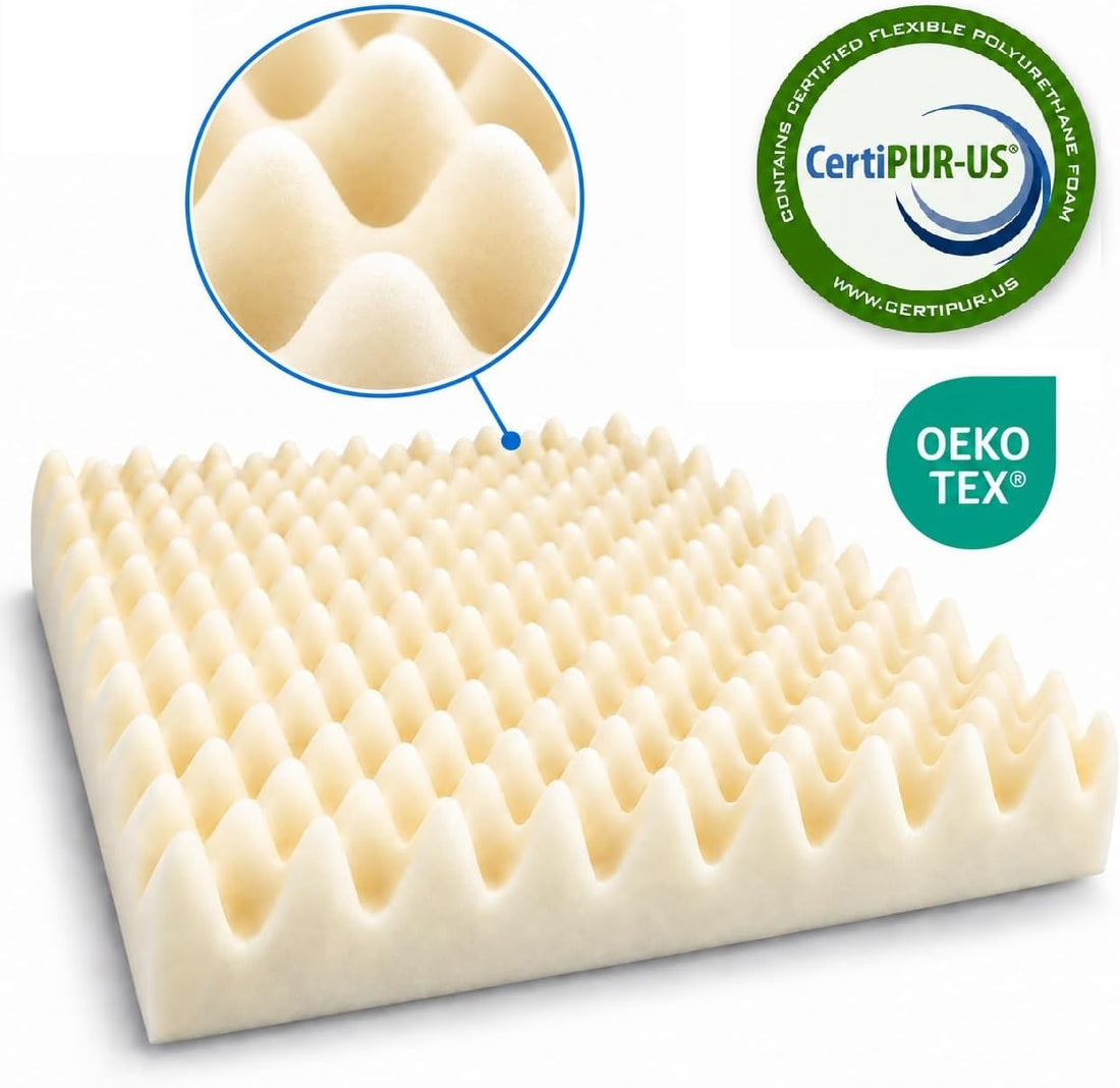 Dog Bed Egg Crate Foam Insert Replacement Orthopedic 36 x 27 x 3 Inch