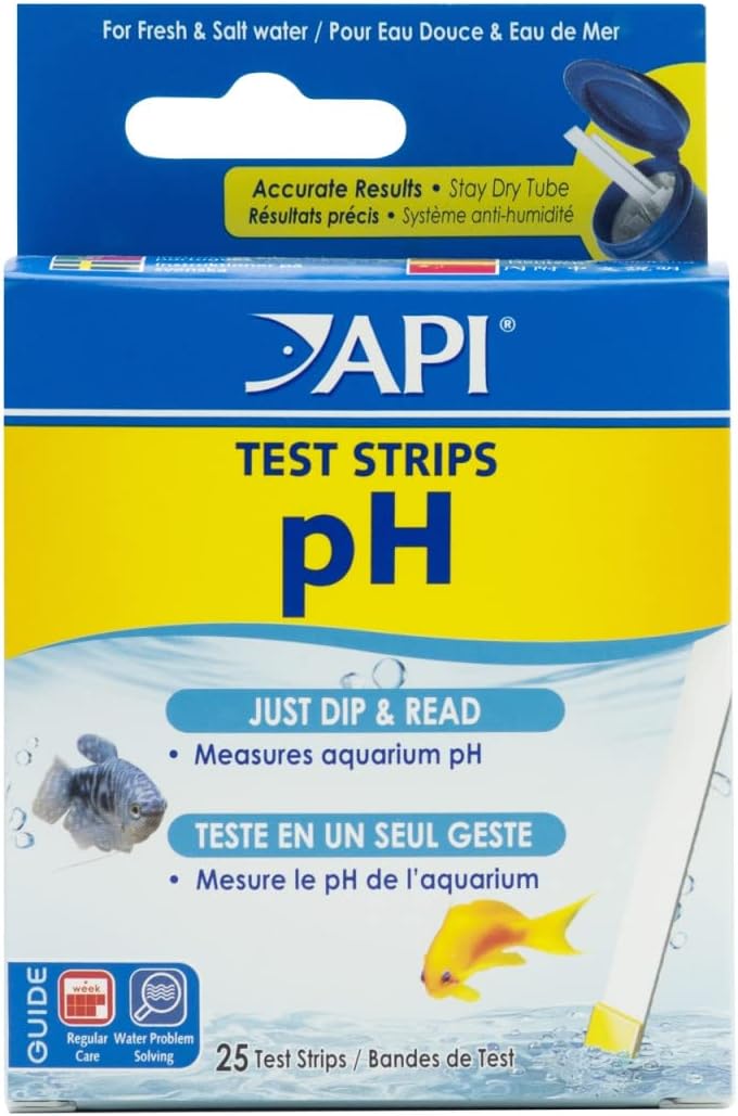 API AMMONIA TEST STRIPS Freshwater and Saltwater Aquarium Water Test
