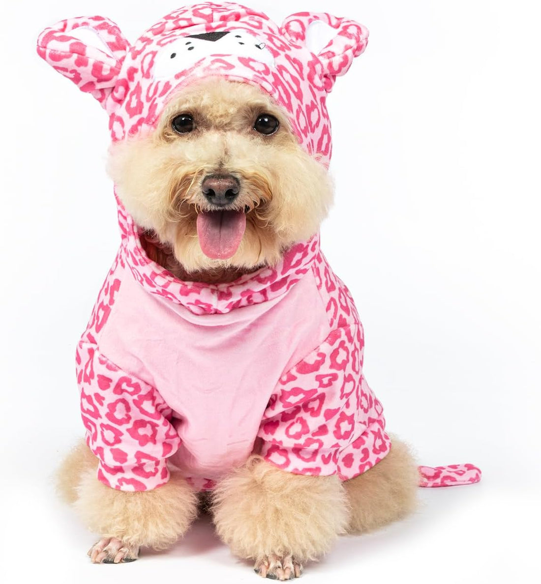 DELIFUR Dog Cow Costume for Halloween, Black and White