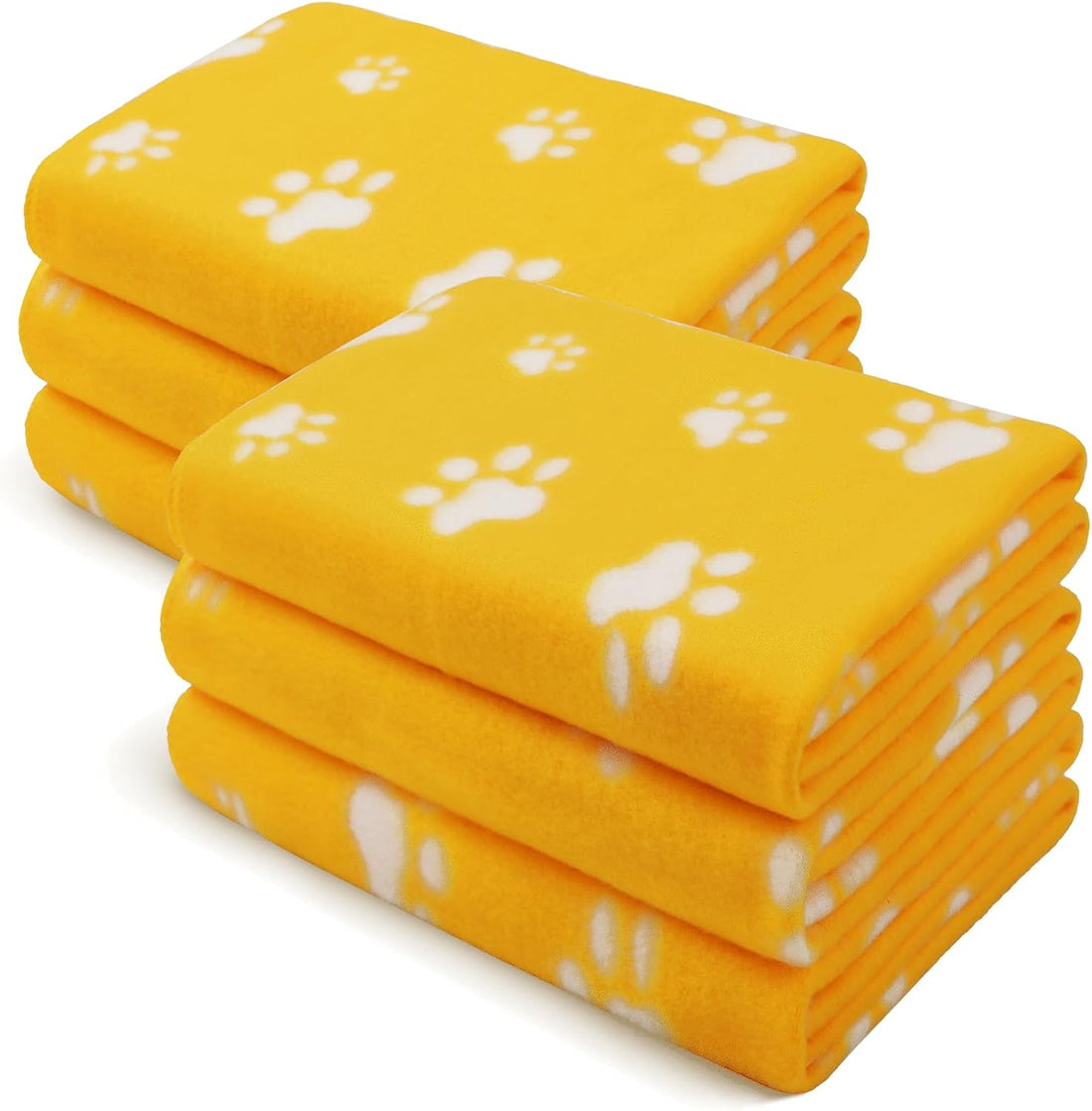 LINENLUX Fleece Dog Blankets 6-Pack