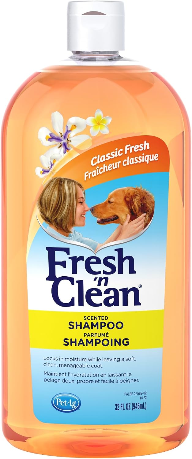 PetAg Fresh ’n Clean Scented Shampoo, Classic Fresh Scent - 32 oz