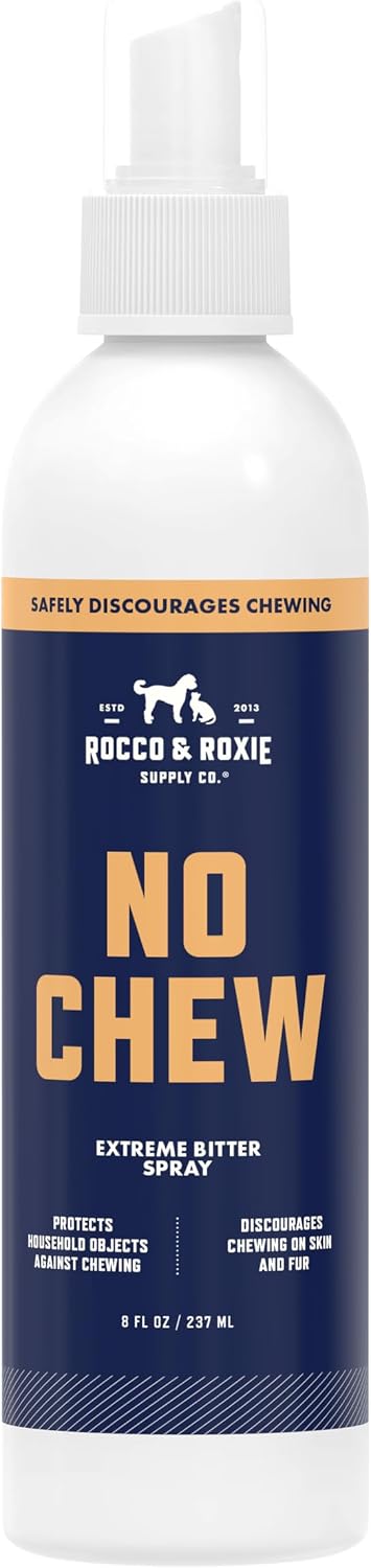 Rocco & Roxie No Chew Spray for Dogs - Alcohol-Free with Copaiba Oil