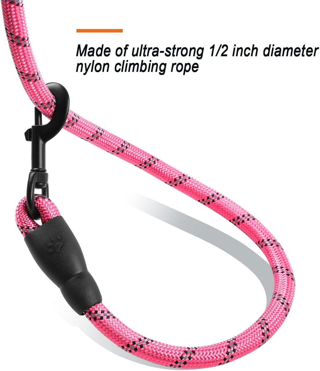 BARKBAY Dog Leashes for Large Dogs Heavy Duty Dog Leash 4/5/6 FT