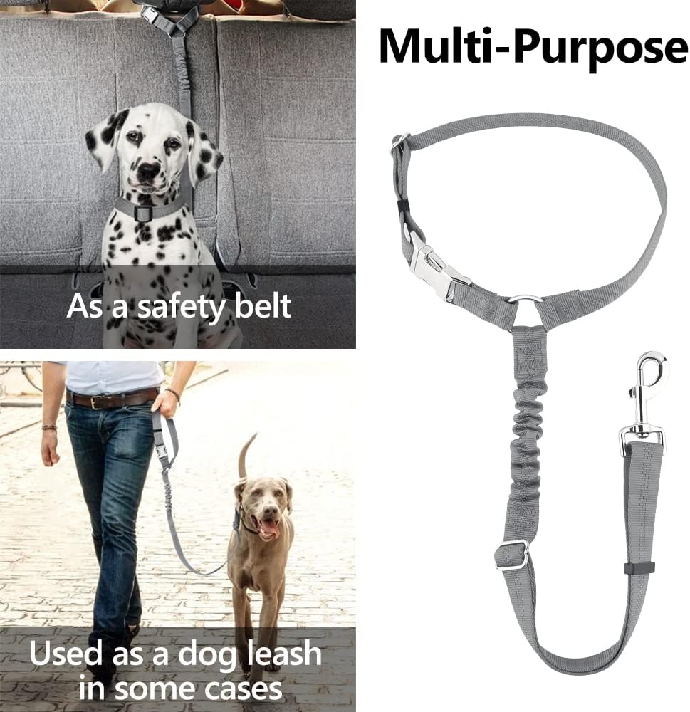Plutus Pet Dog Seat Belt for Car Headrest