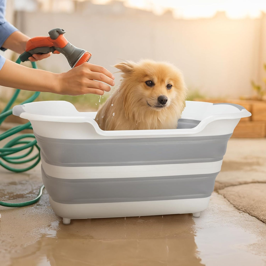 7.1 Gal/27L Multipurpose Collapsible Dog Bathtub