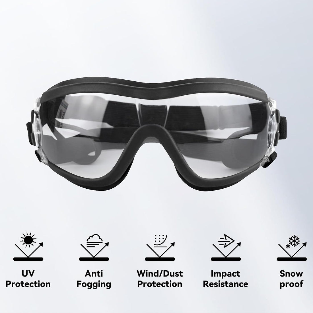 NAMSAN Clear Dog Goggles for Small Dogs