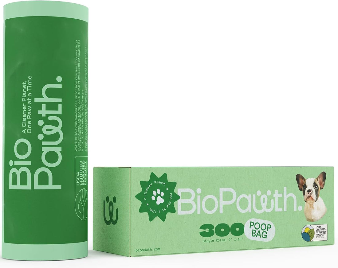 Dog Poop Bags, 120 Count Rolls, Extra Thick Poop Bags for Dogs