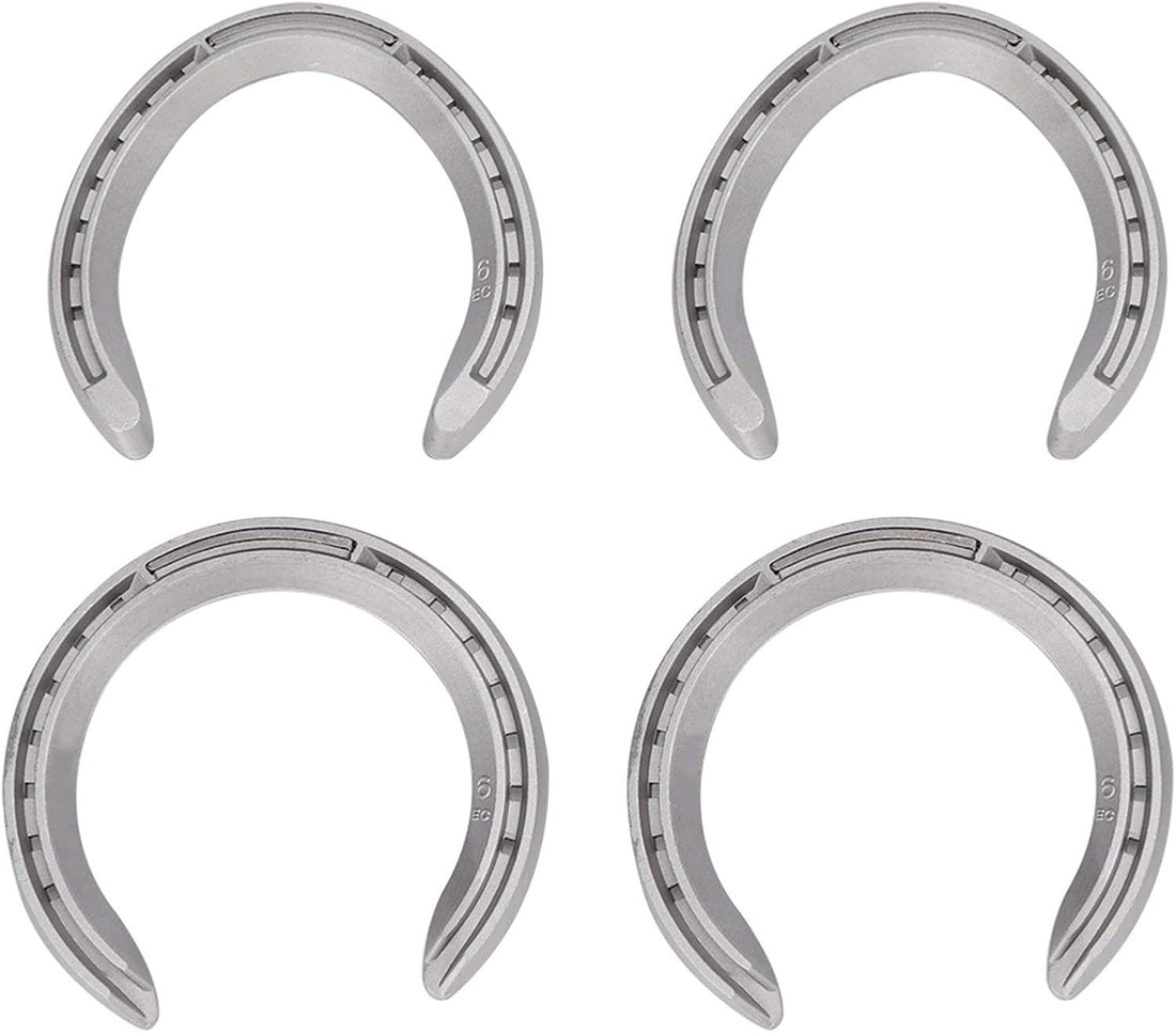 Pilipane Aluminum Alloy Horseshoes 4pcs Horse Riding Tool Kit
