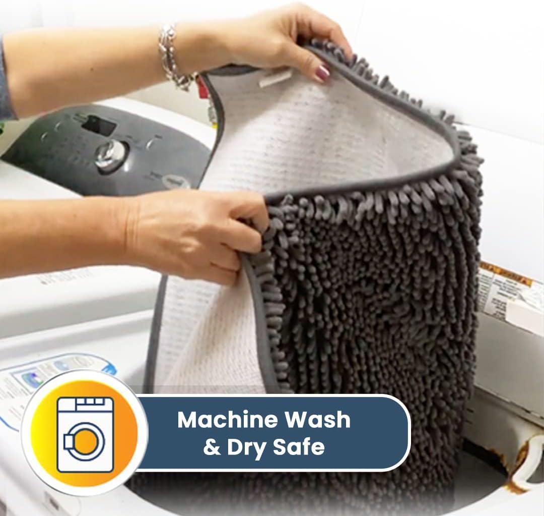 Muddy Mat® 2-Piece Grey Medium 30"X19" AS-SEEN-ON-TV Highly Absorbent