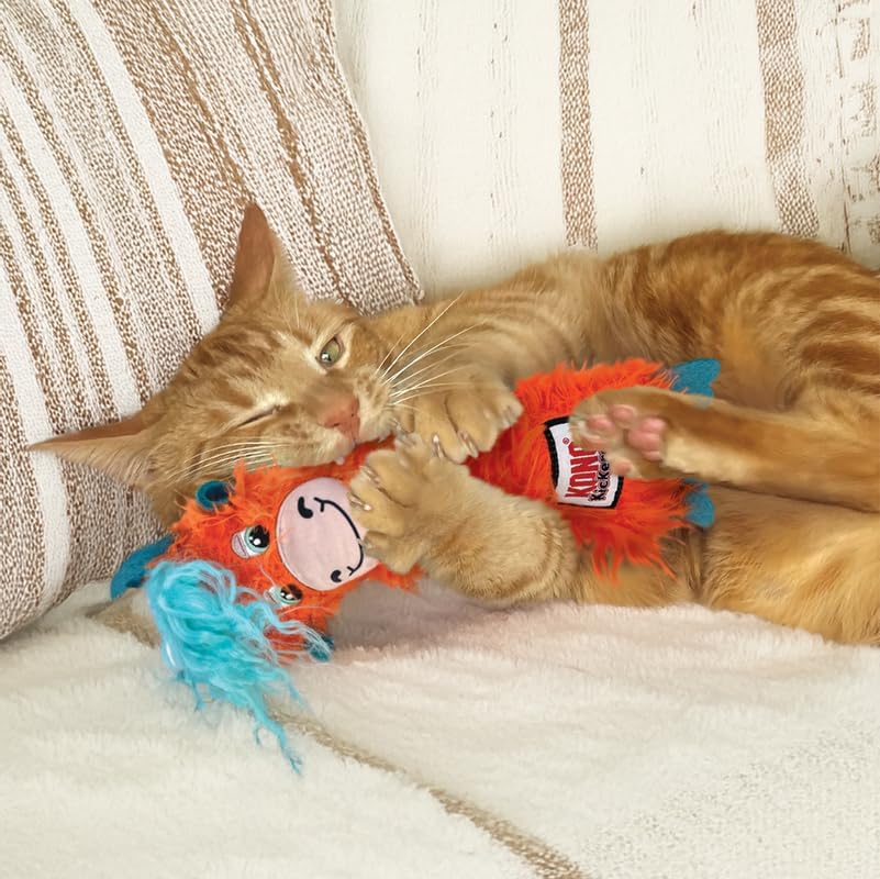 KONG Kickeroo Highland Cow Cat Toy
