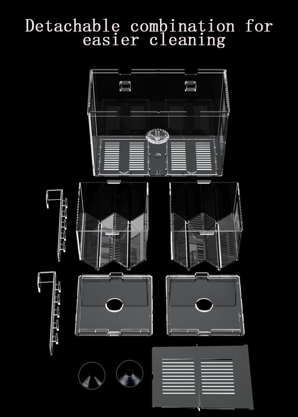 Aquarium Breeder Box, Isolation Hatchery for Small Fish Fry Hatchery