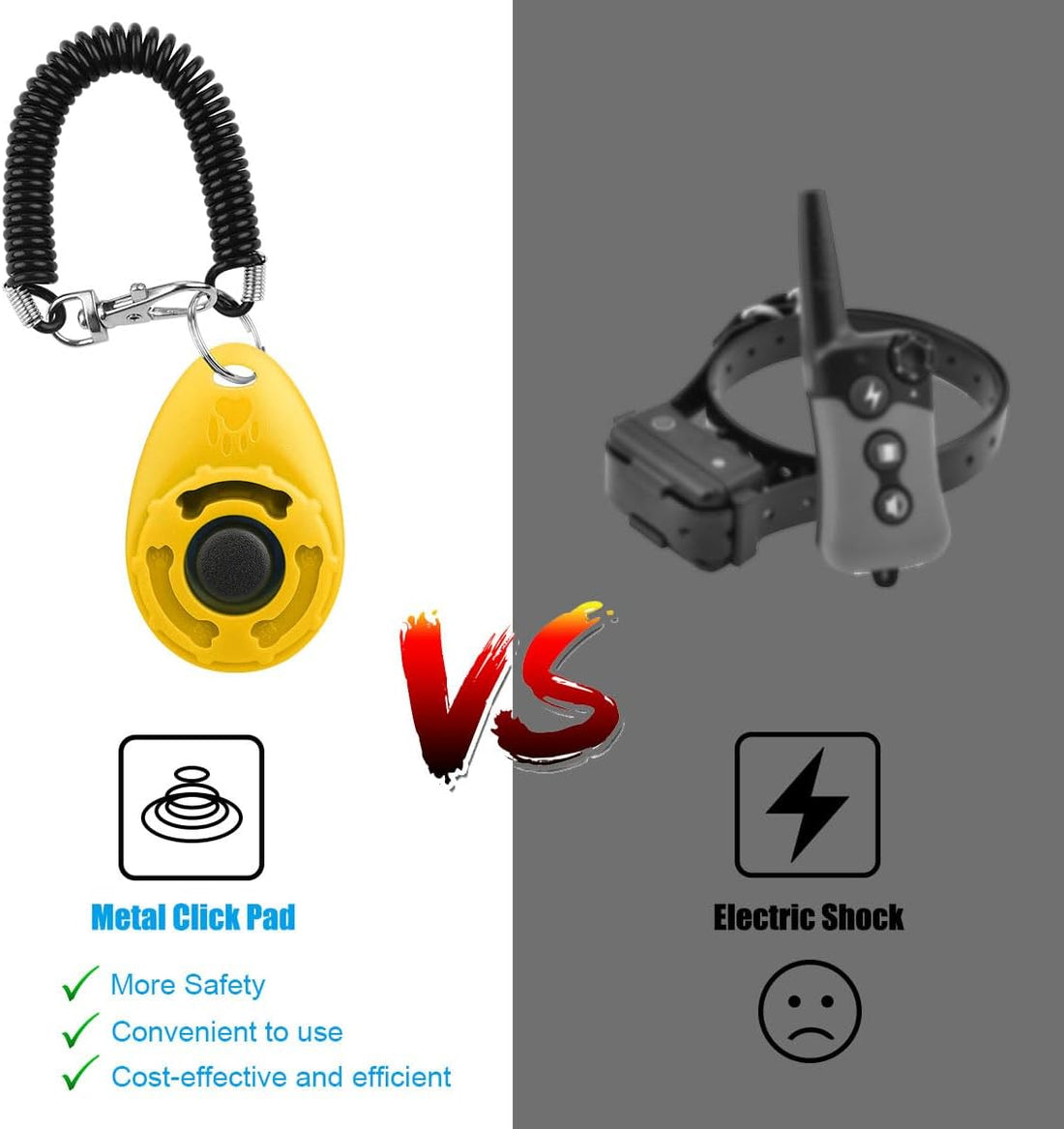 Diyife Dog Clicker for Training, 2 Pack Dog Training Clicker