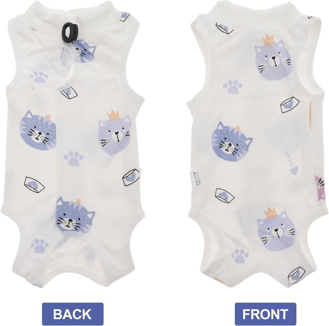 Cat Recovery Suit, Soft Breathable Cat Surgeries Suit