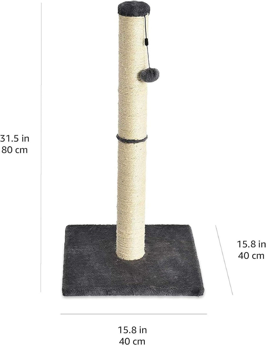 Cat Scratching Post for Indoor Cats & Kittens, Medium