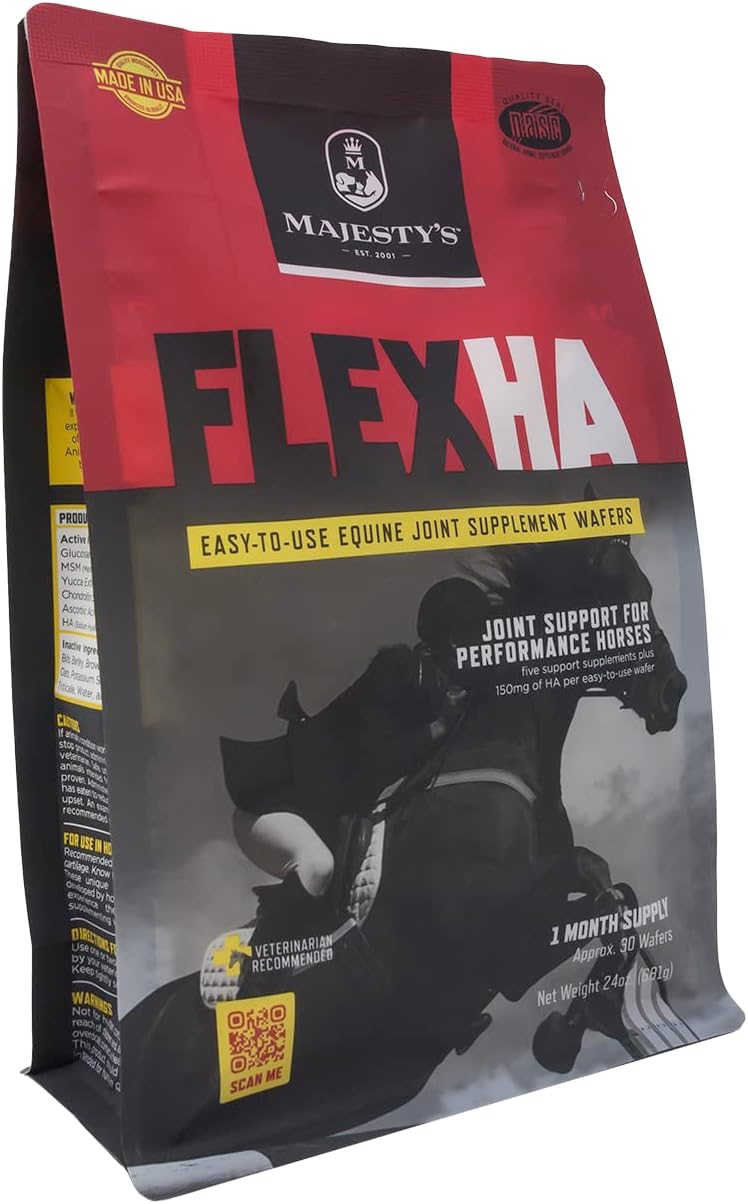 Majesty's Flex HA Wafers - Superior Performance Horse/Equine Joint