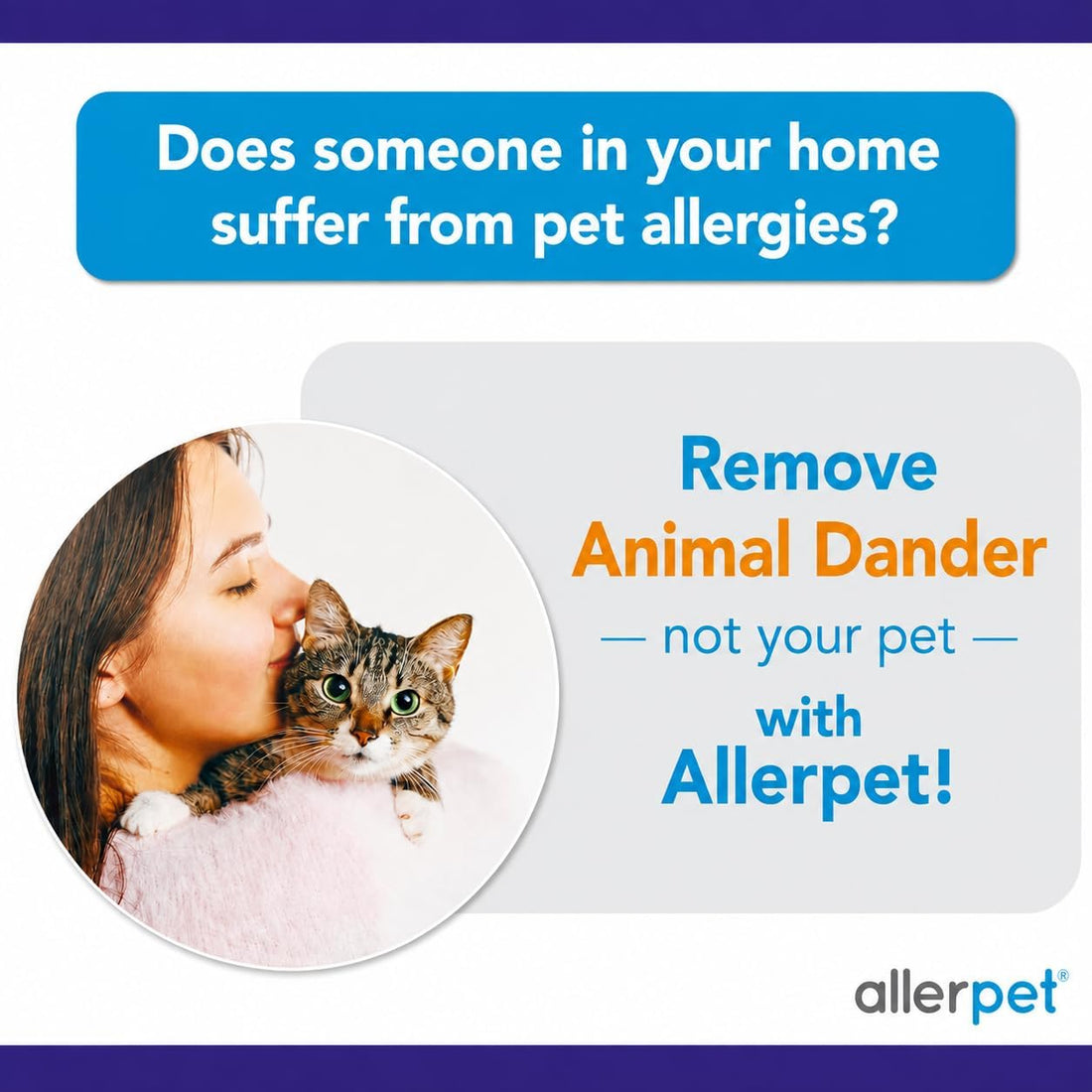 Allerpet Aloe Vera Free Cat Dander Remover - Pet Dander Allergy Relief