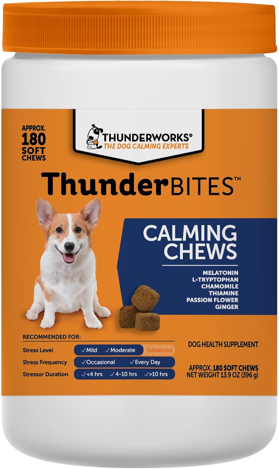 ThunderBites Calming Chews For Dogs, 180 Count
