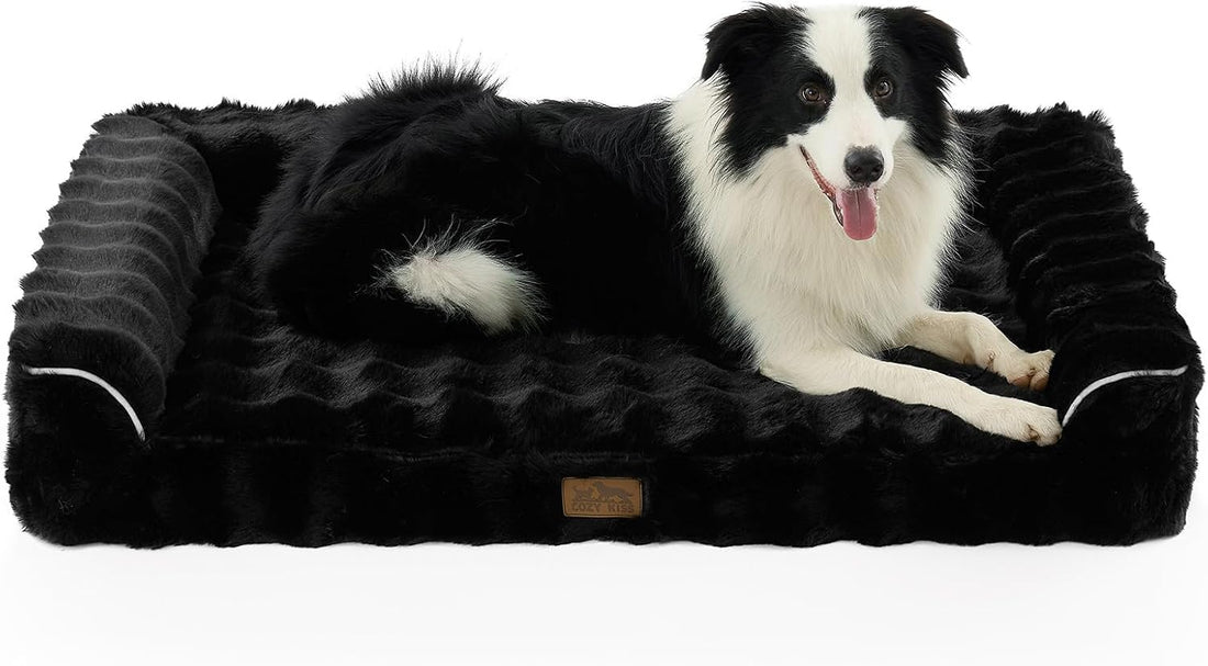 COZY KISS Orthopedic Large Dog Bed, Washable Pet Bed