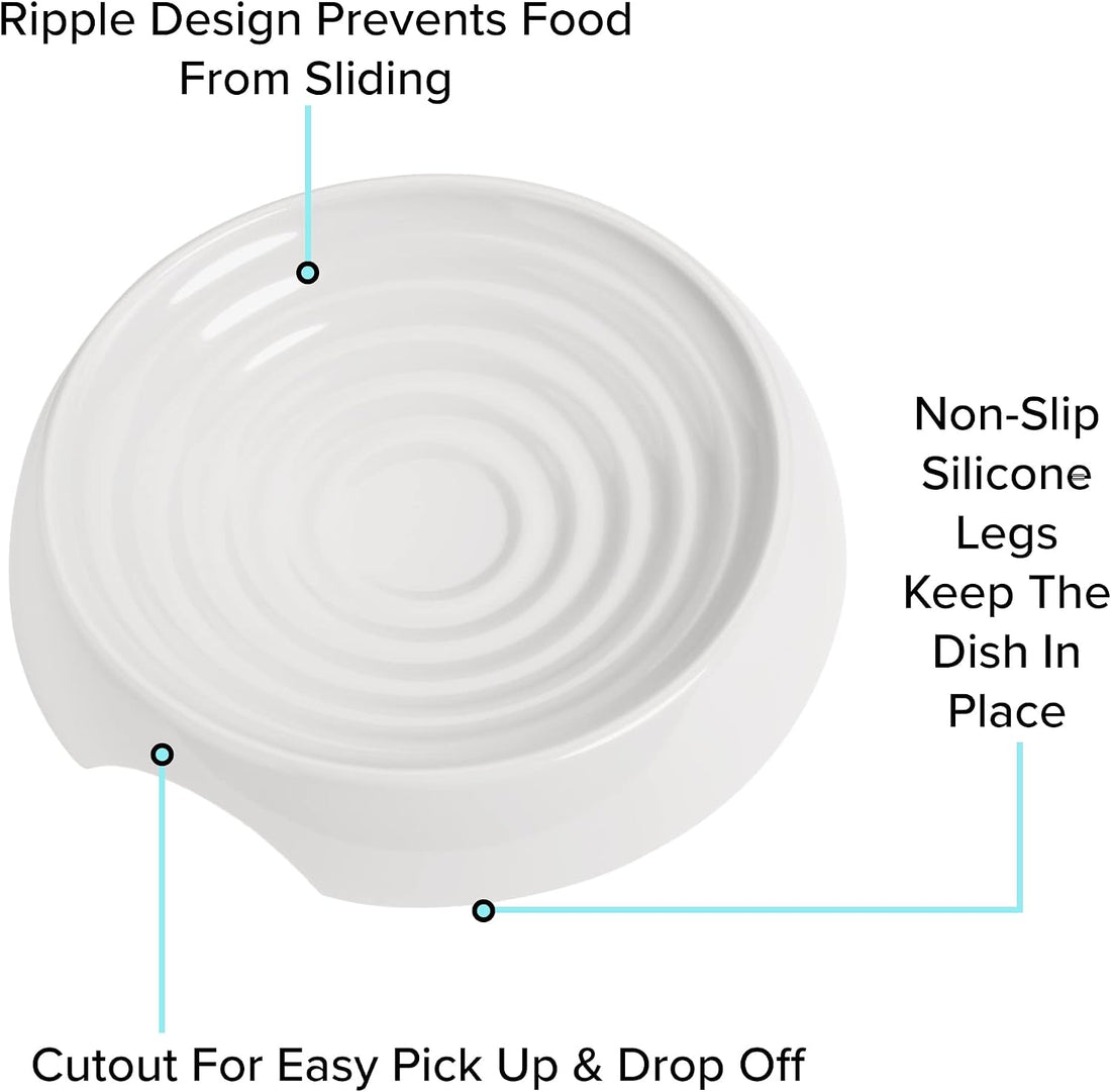 CatGuru Cat Bowls, Whisker Friendly Food Bowl for Indoor Cats