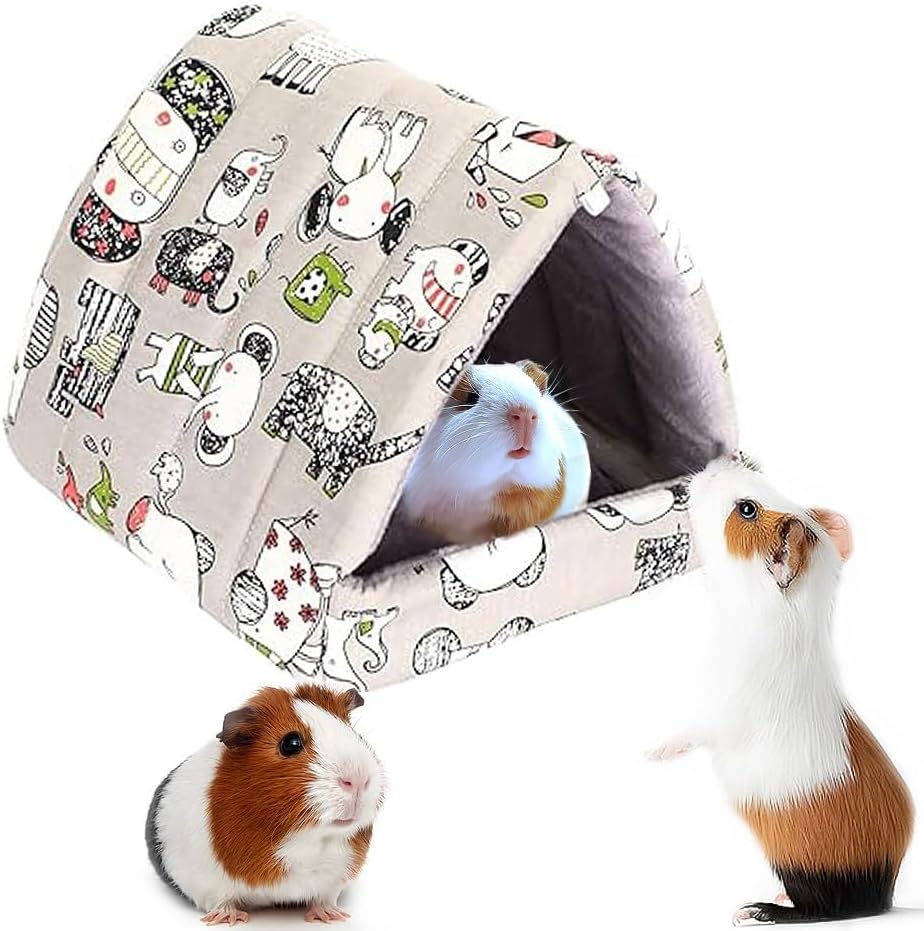 Guinea Pig Hideout Cozy Cotton Washable Tent for Small Animals