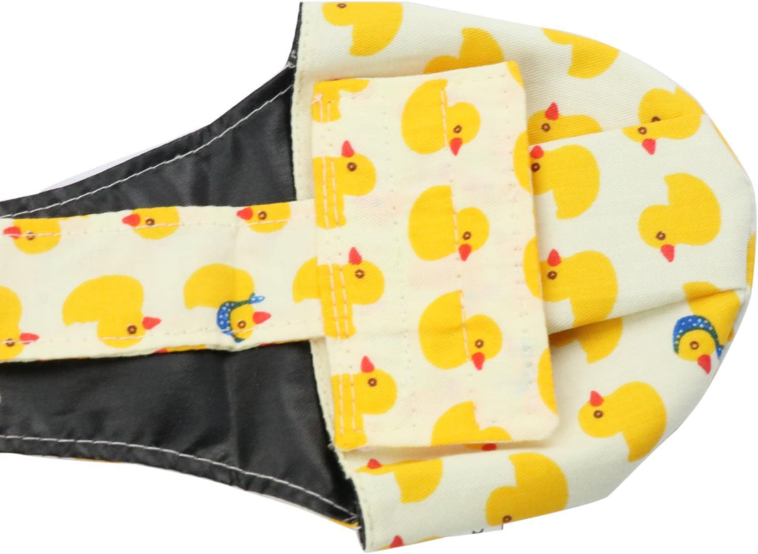 BestParts Adjustable Waterproof Diaper for Goose Duck Chicken Yellow