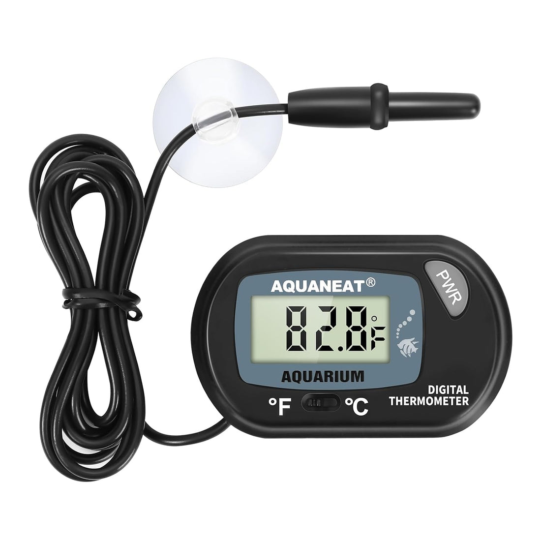 AQUANEAT Aquarium Thermometer, Fish Tank Thermometer