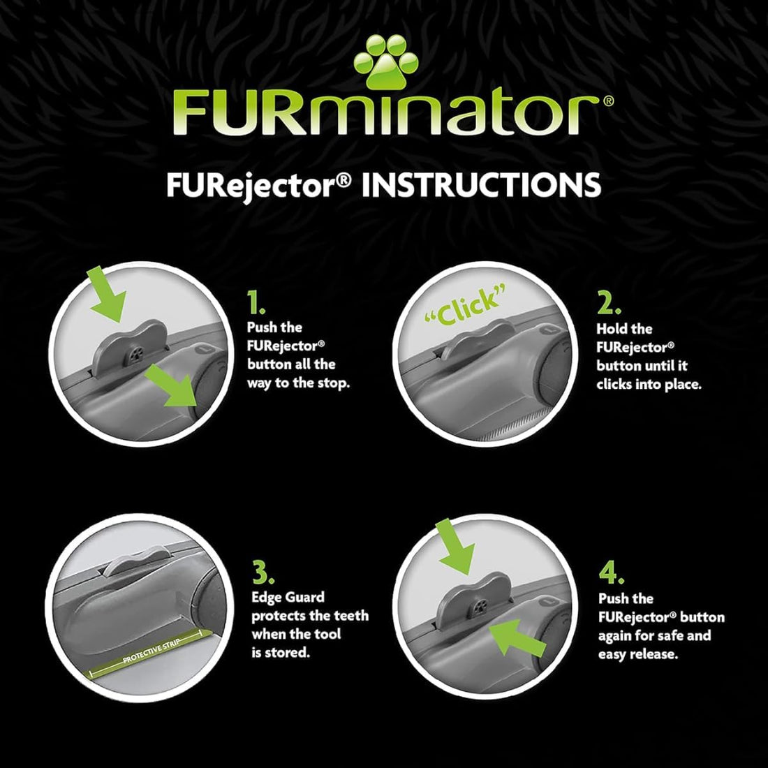 FURminator Undercoat deShedding Tool for Small Animals,Pink