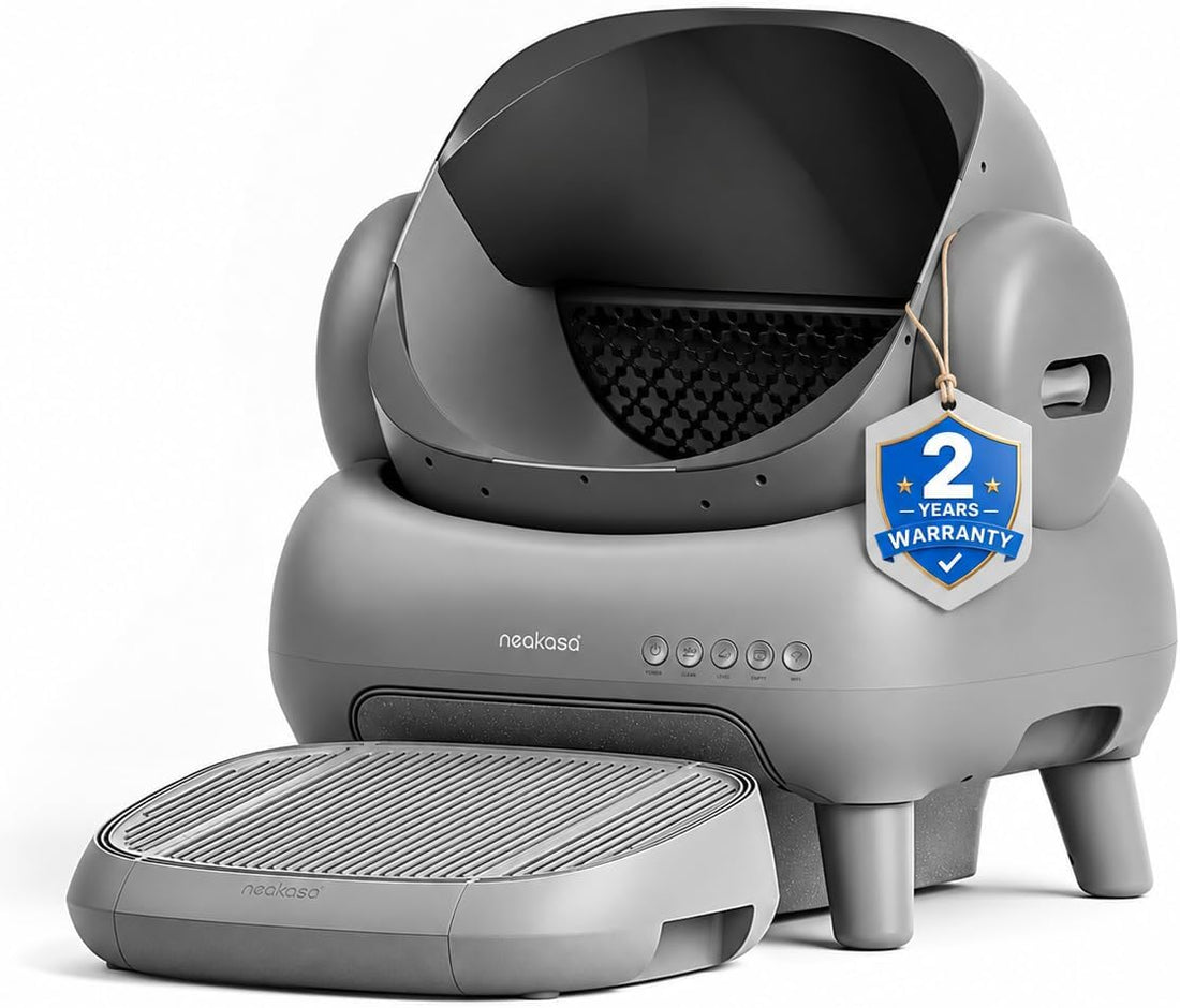Neakasa M1 Plus Open-Top Self Cleaning Cat Litter Box with Cat Step