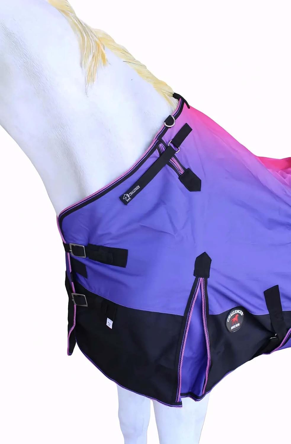 70" Challenger 1200D Turnout Waterproof Rain Horse Sheet Light Winter