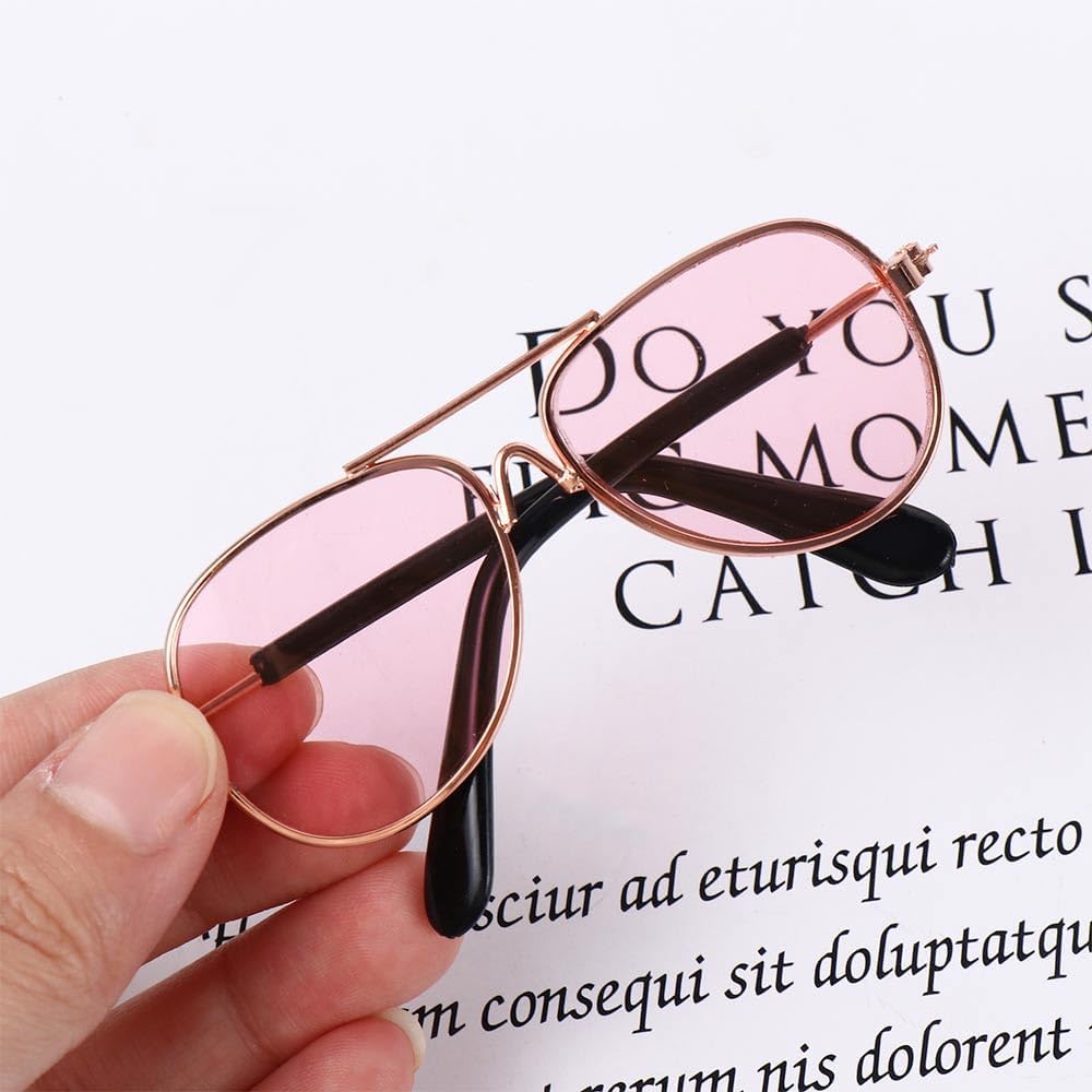 Vctitil 11 Pcs Dog Cat Sunglasses Reflection Pet Glasses Photo Props