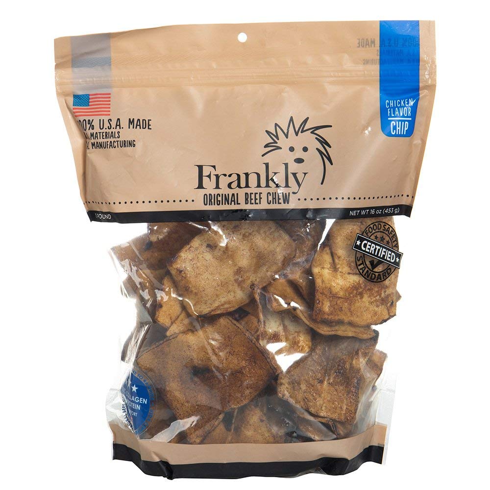 Frankly Pet Nws Chicken Flavored Beef Chips N/A