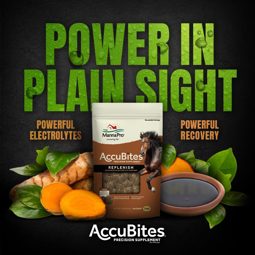 Manna Pro AccuBites Replenish Supplement, Horse Electrolyte Support