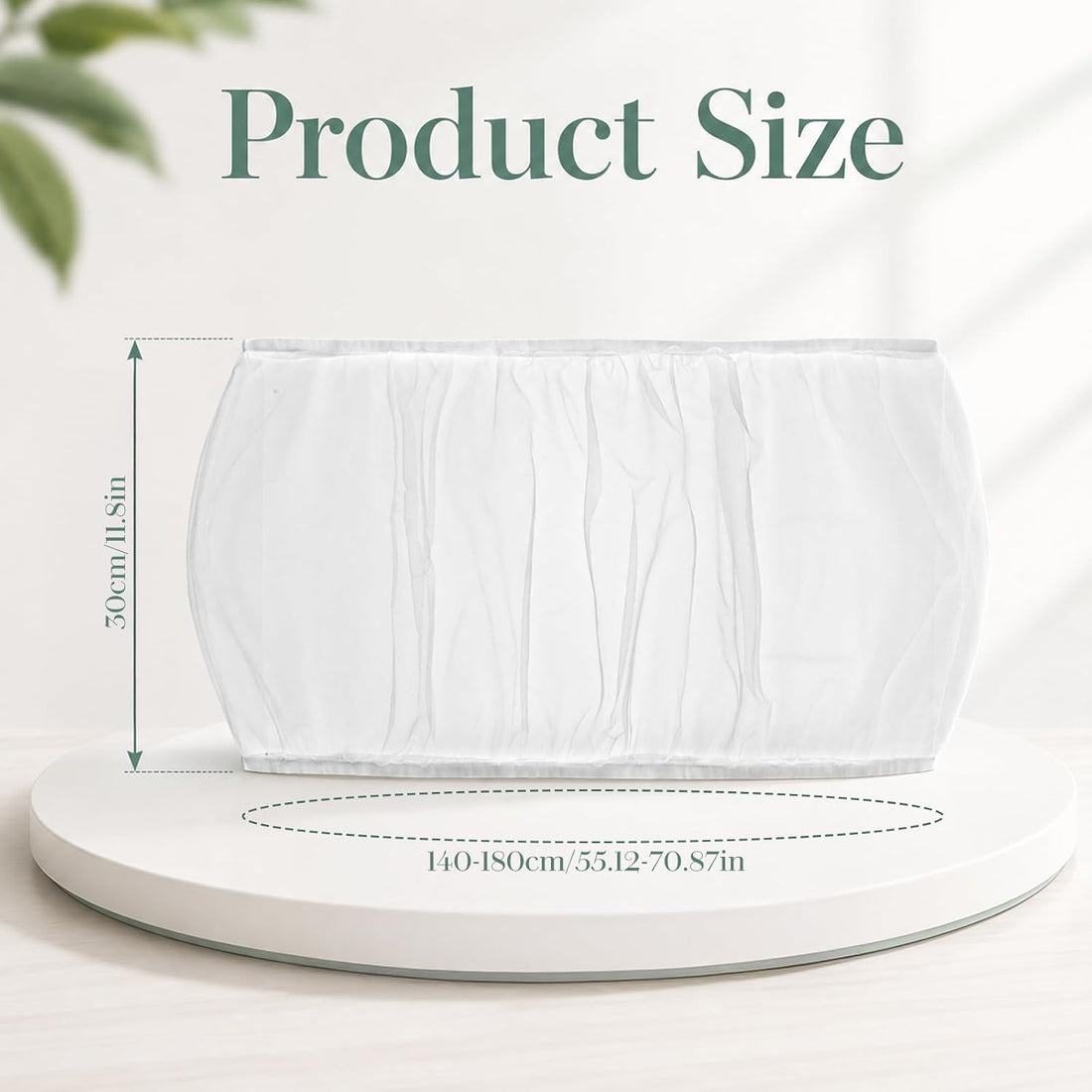 Bird Cage Seed Catcher 11.5x70.8in White Bird Cage Cover