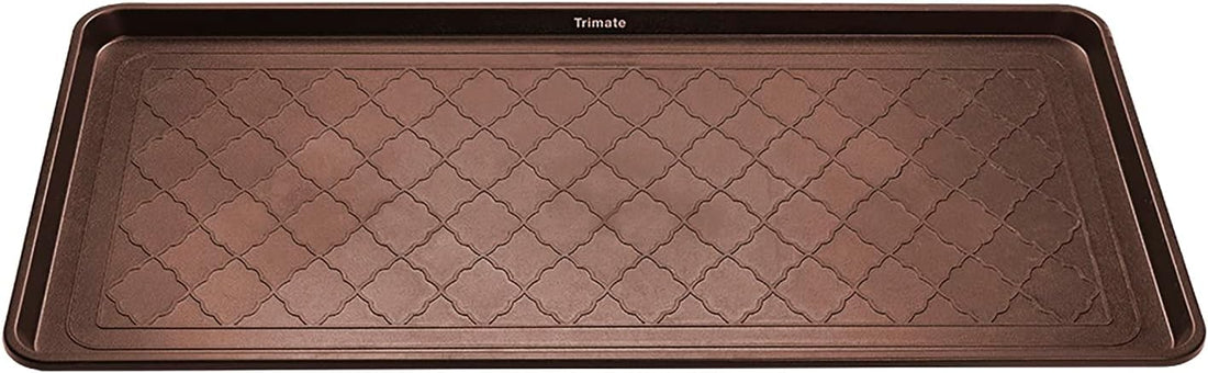 Boot Tray Black, 40x20 in - Waterproof Shoe Mat, Recycled Material