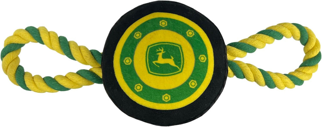 JohnDeere Goat Plush Toy for Dogs and Cats with Squeaker