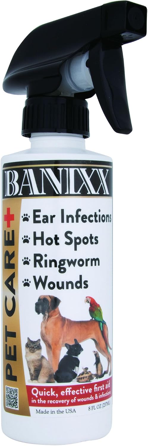 BANIXX Horse and Pet Care Spray for Horses, Dogs and Cats